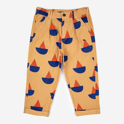 Sail Boat All Over Chino Pants by Bobo Choses - Petite Belle