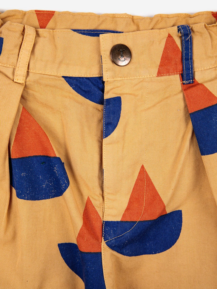 Sail Boat All Over Chino Pants by Bobo Choses - Petite Belle