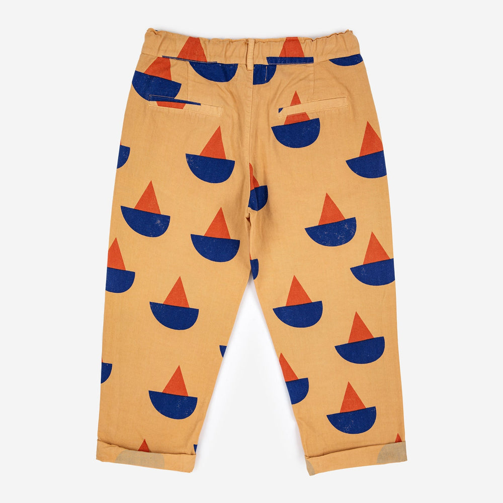 Sail Boat All Over Chino Pants by Bobo Choses - Petite Belle