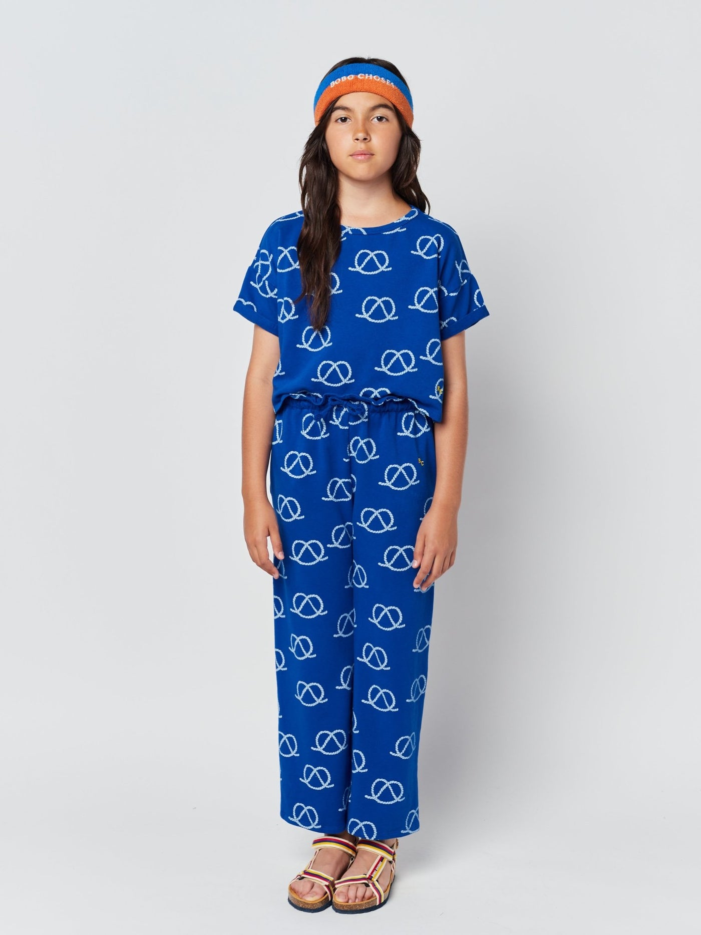 Sail Rope All Over Jogging Pants by Bobo Choses - Petite Belle