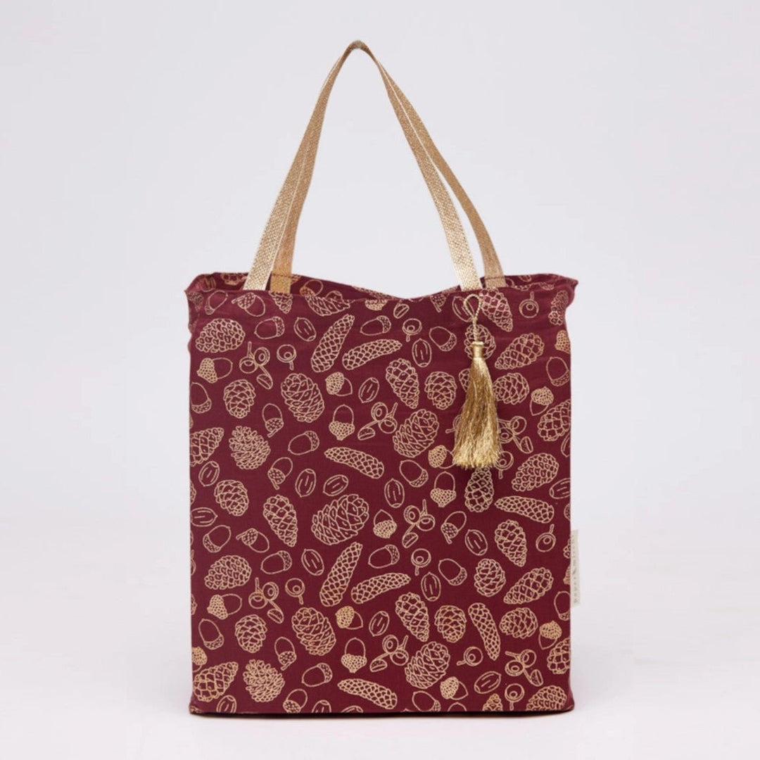 Scarlet Woodland Reusable Gift Tote Bags by Paper Mirchi - Petite Belle