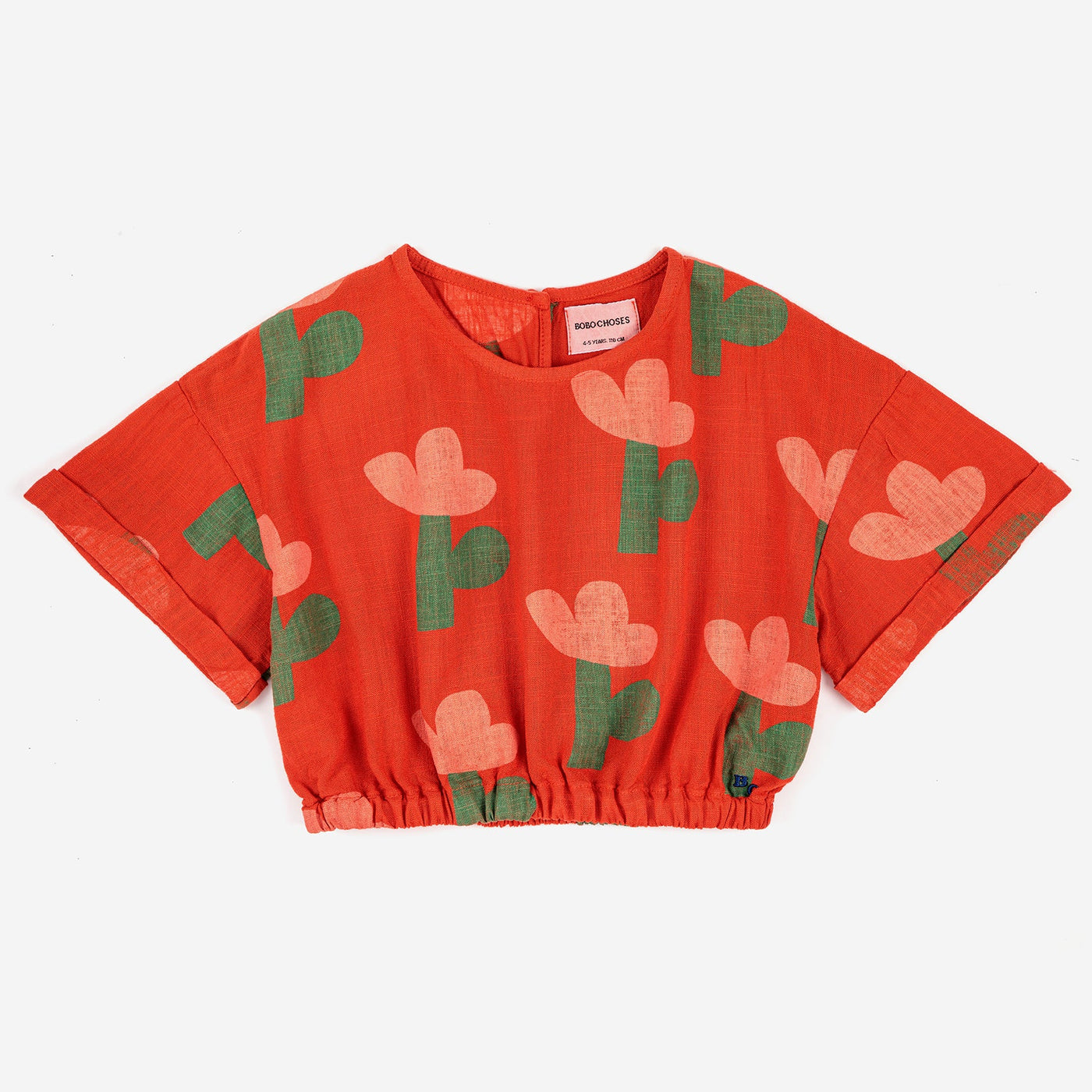 Sea Flower All Over Woven Top by Bobo Choses - Petite Belle