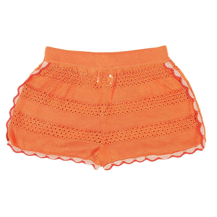 Shell Shorts Coral by Knit Planet - Petite Belle