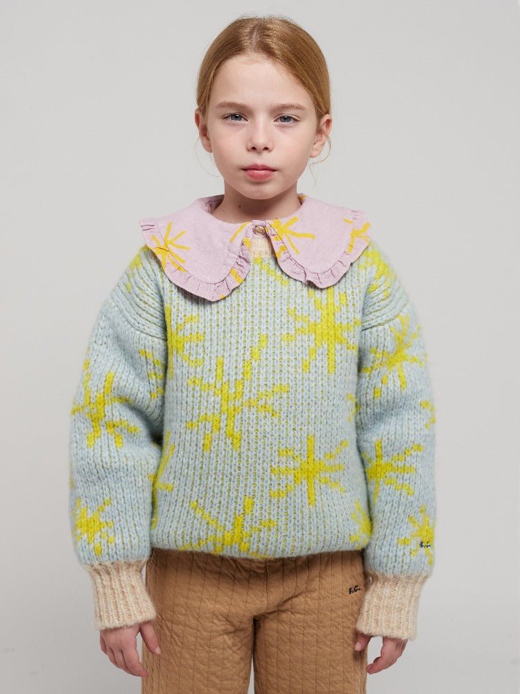 Sparkle All Over Jacquard Jumper by Bobo Choses - Petite Belle