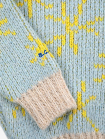 Sparkle All Over Jacquard Jumper by Bobo Choses - Petite Belle