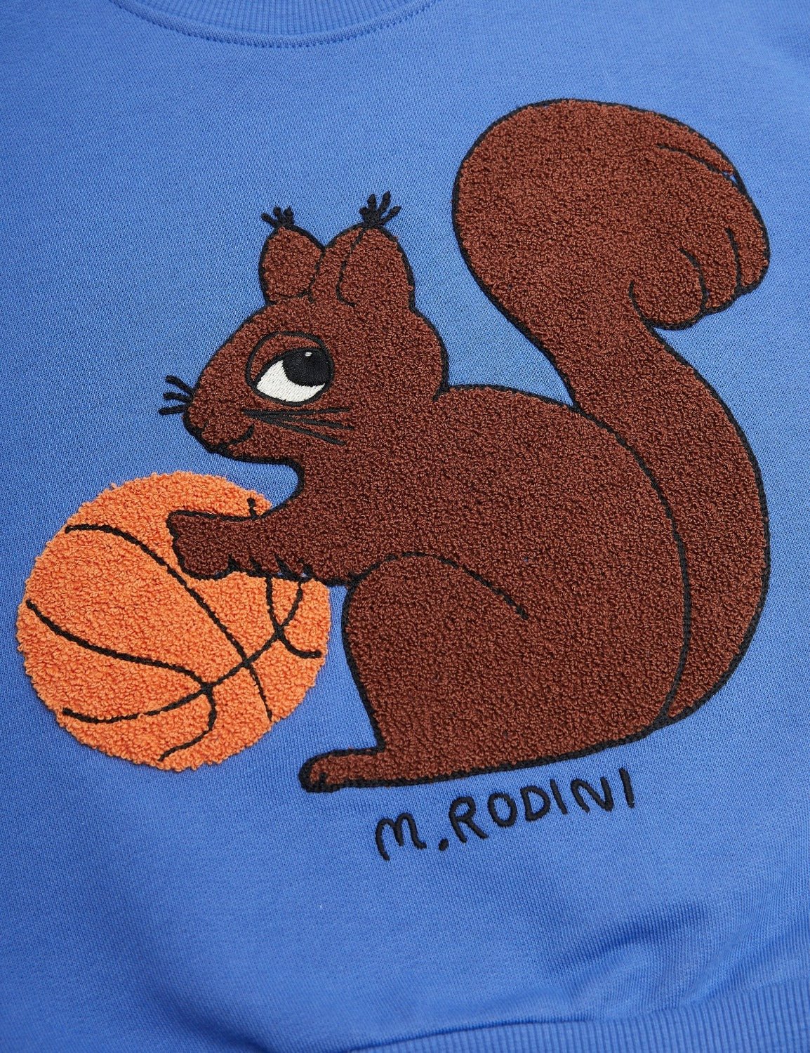 Squirrel Embroidered Sweatshirt by Mini Rodini - Petite Belle