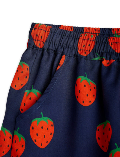 Strawberries Woven Shorts by Mini Rodini - Petite Belle