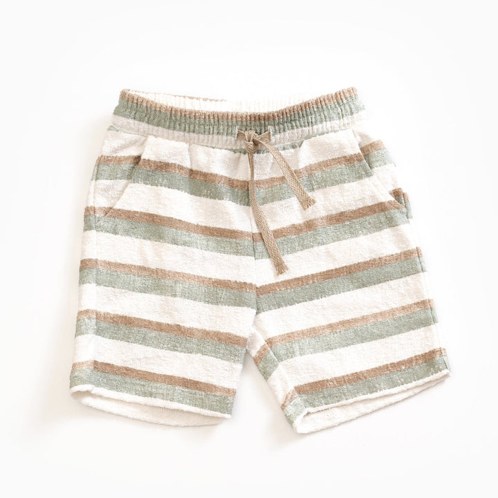 Stripes Terry Shorts - Petite Belle