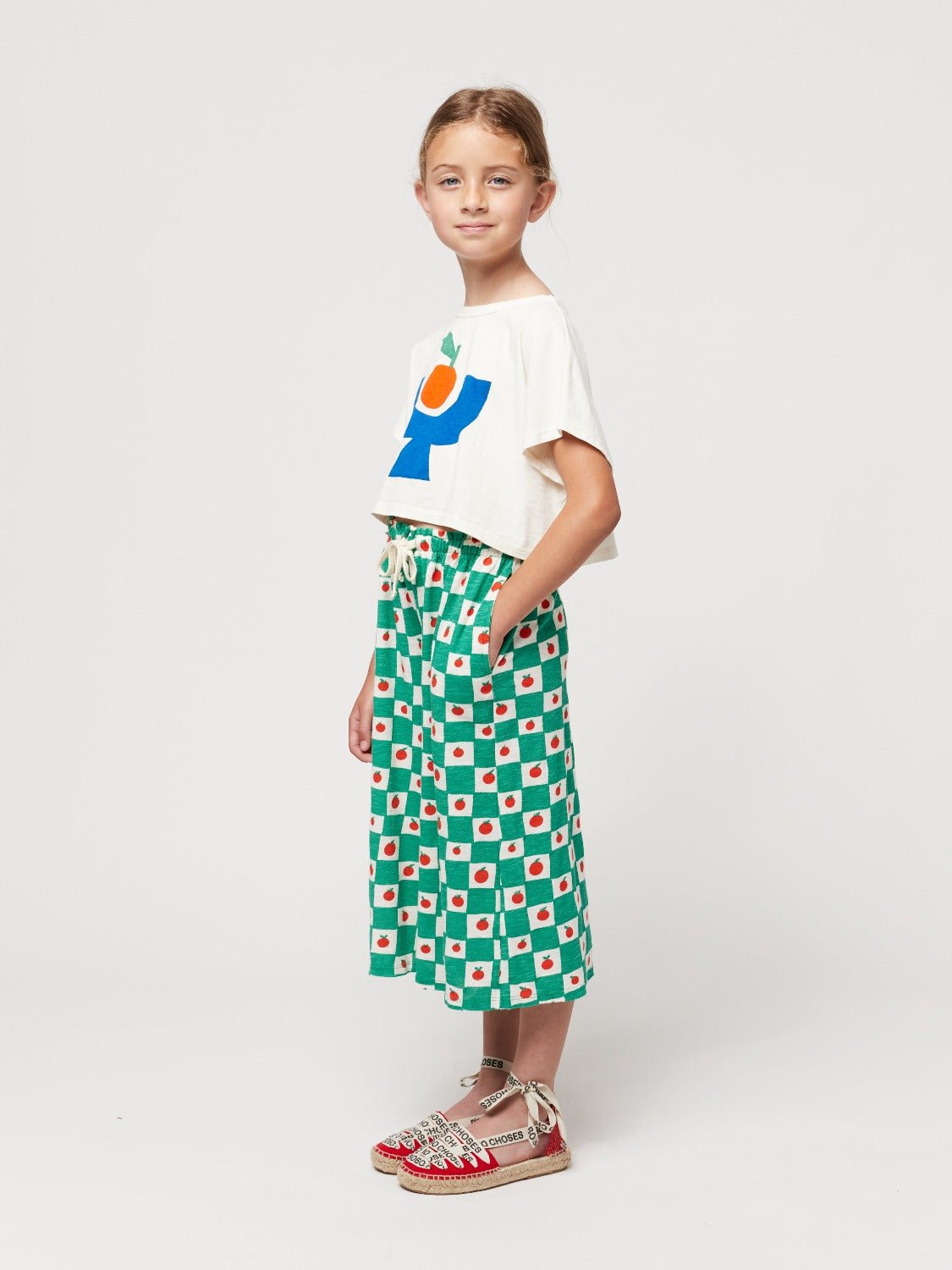 Tomato All Over Culotte Pants by Bobo Choses - Petite Belle