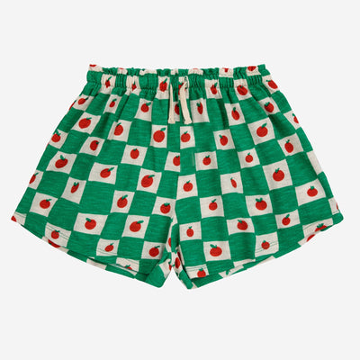 Tomato All Over Ruffle Shorts by Bobo Choses - Petite Belle