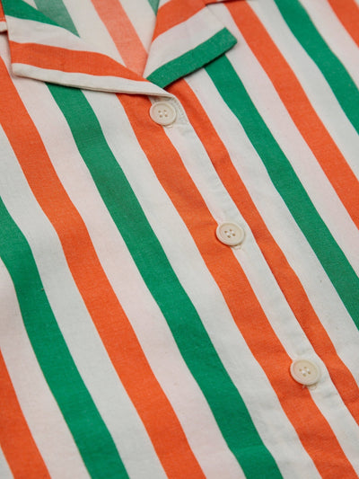 Vertical Stripes Woven Shirt by Bobo Choses - Petite Belle