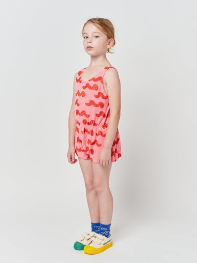 Waves All Over Terry Playsuit by Bobo Choses - Petite Belle