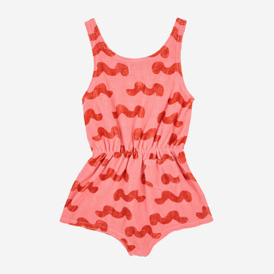 Waves All Over Terry Playsuit by Bobo Choses - Petite Belle
