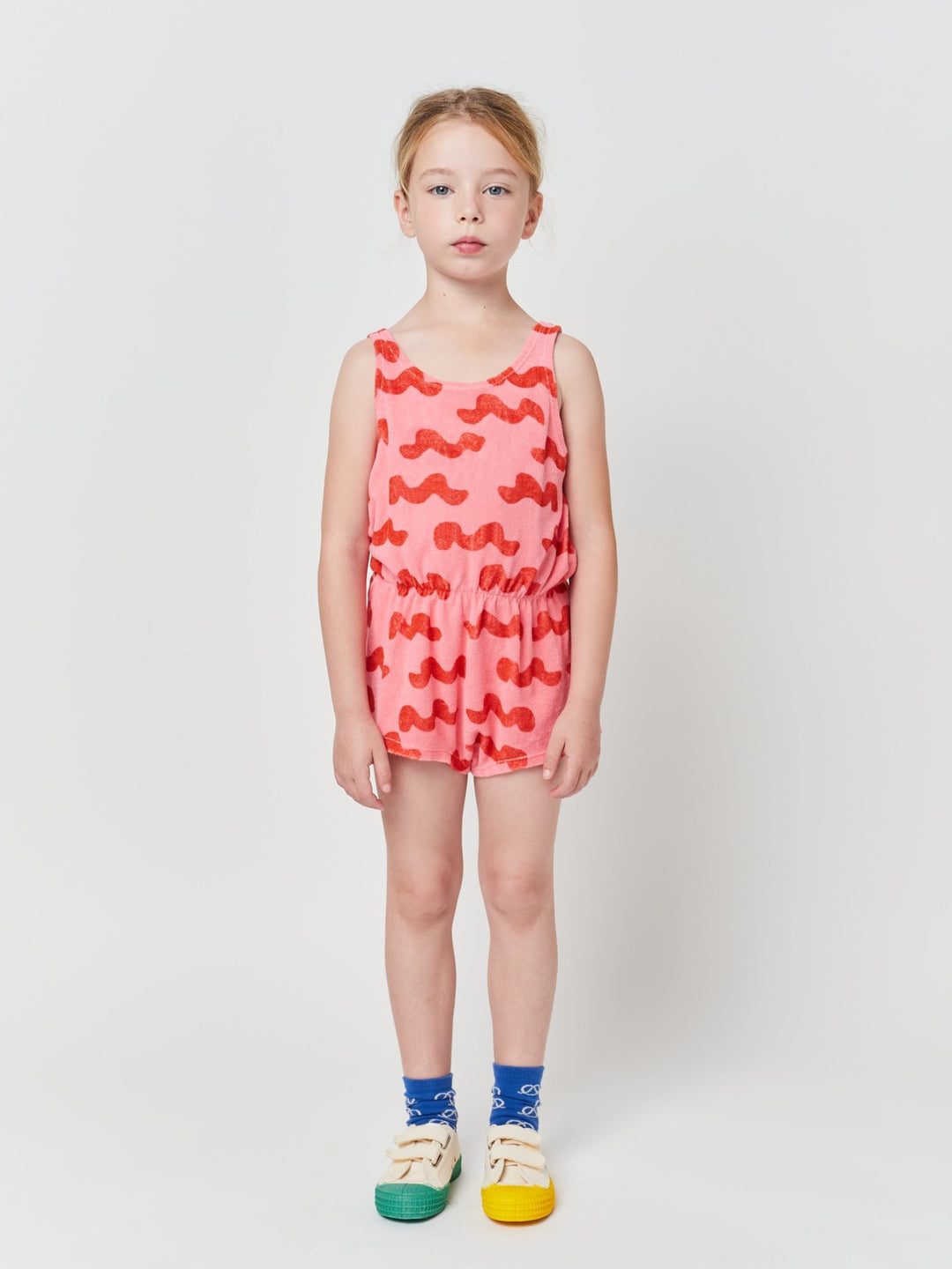 Waves All Over Terry Playsuit by Bobo Choses - Petite Belle