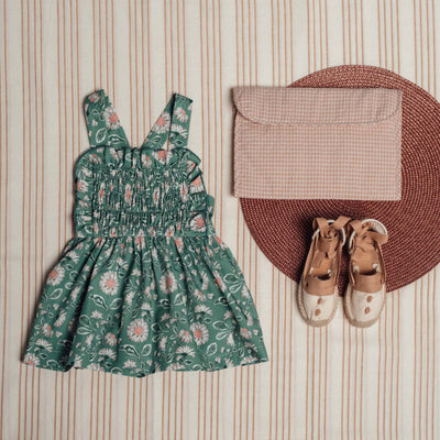 Wood Overall Dress by Birinit Petit - Petite Belle