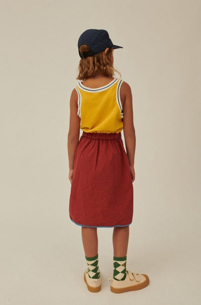 Yellow Bolt Summer Dress by Jelly Mallow - Petite Belle
