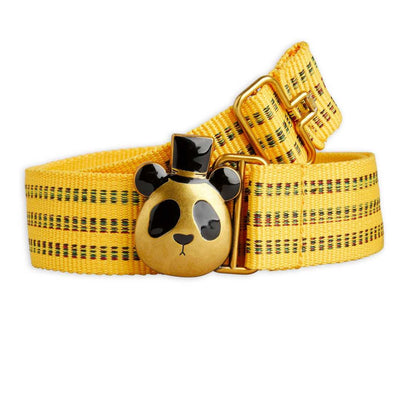 Yellow Panda Buckle Belt by Mini Rodini - Petite Belle