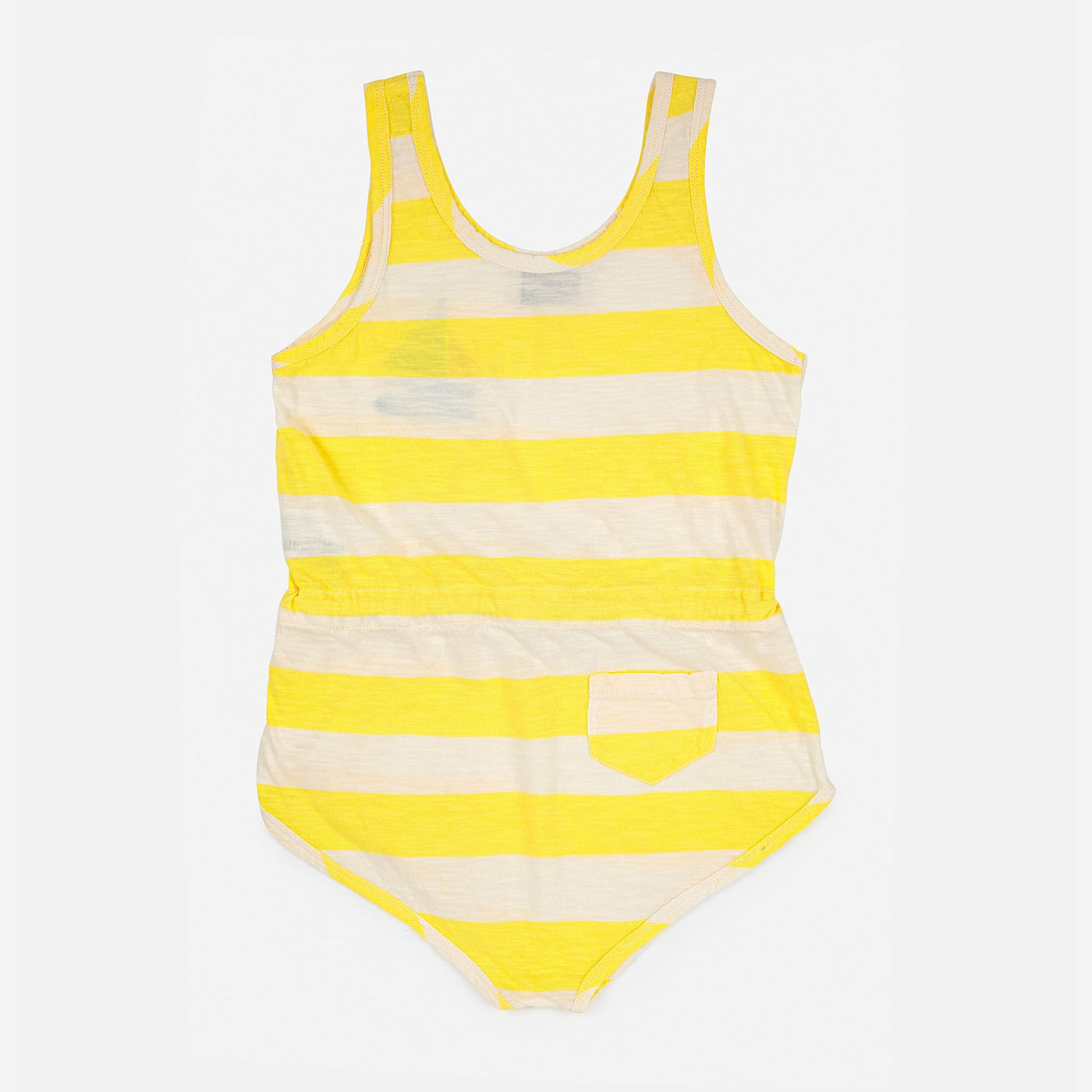 Yellow Stripes Playsuit by Bobo Choses - Petite Belle