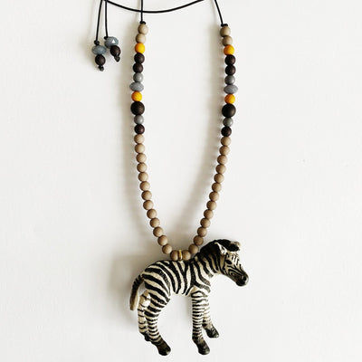 Zef The Zebra Necklace by ByMelo - Petite Belle
